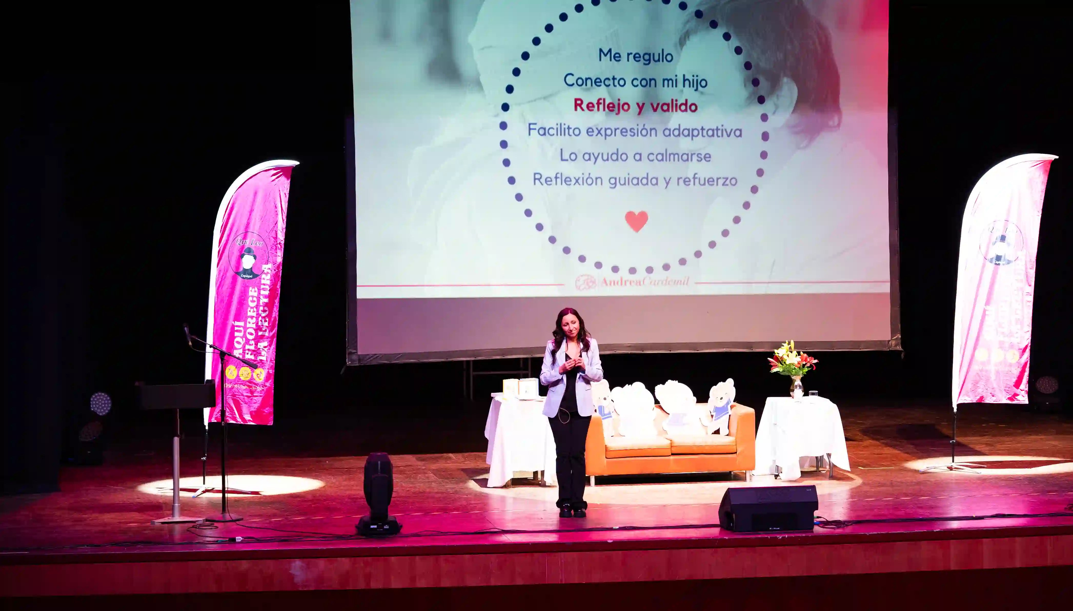 Andrea Cardemil en Copiapó: Un Encuentro Inspirador sobre Crianza Consciente y Regulación Emocional en Niños Leolibros.cl / Qué Leo Copiapó