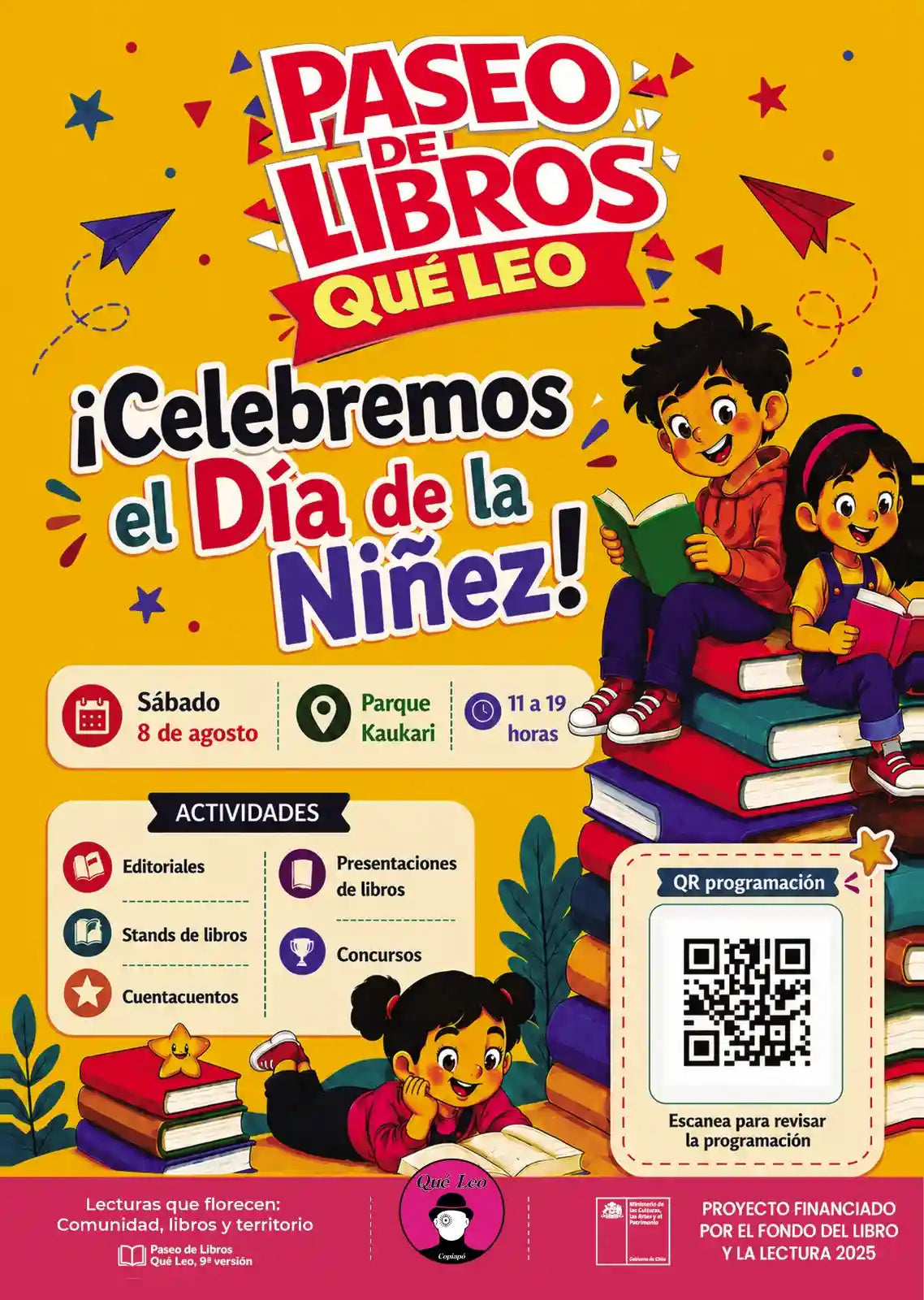Paseo de libros día de la niñez