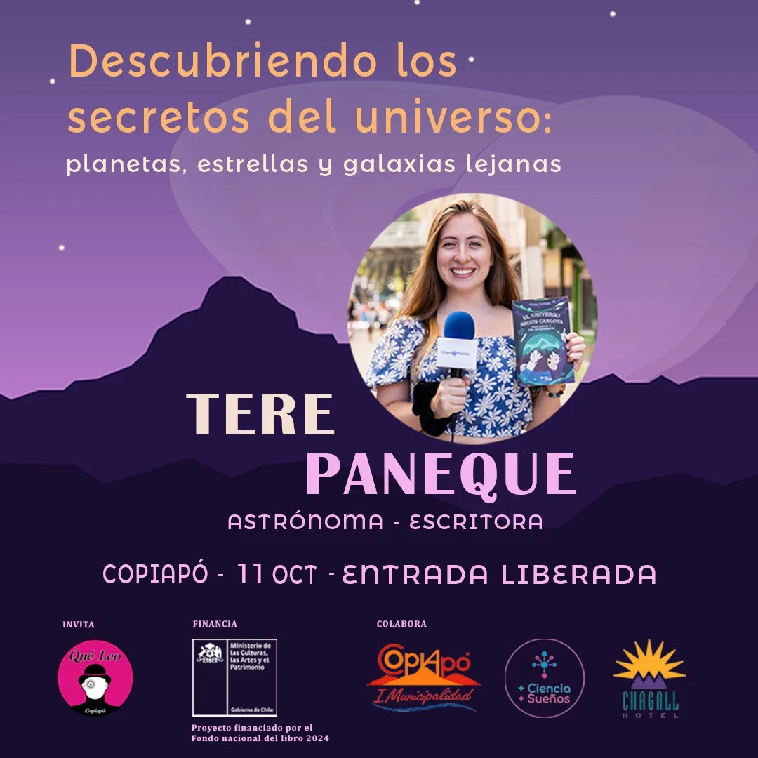 Tere Paneque en Copiapo! Leolibros.cl / Qué Leo Copiapó