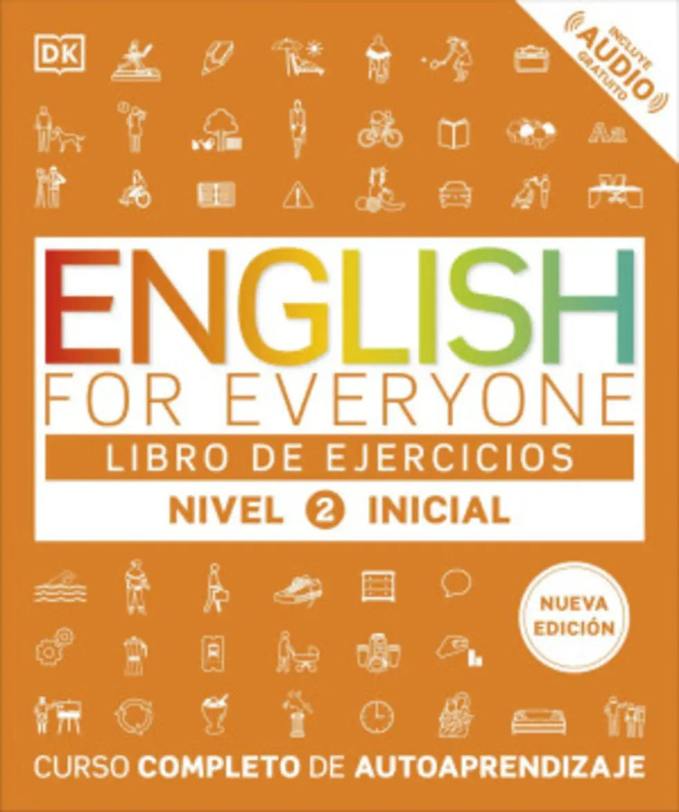 Portada de English for Everyone - Libro de ejercicios (nivel 2 Inicial), de DK