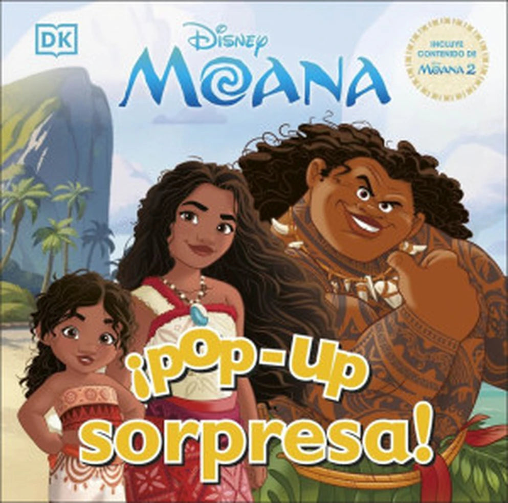 Portada de libro ¡Pop-Up sorpresa! Disney Moana, de DK