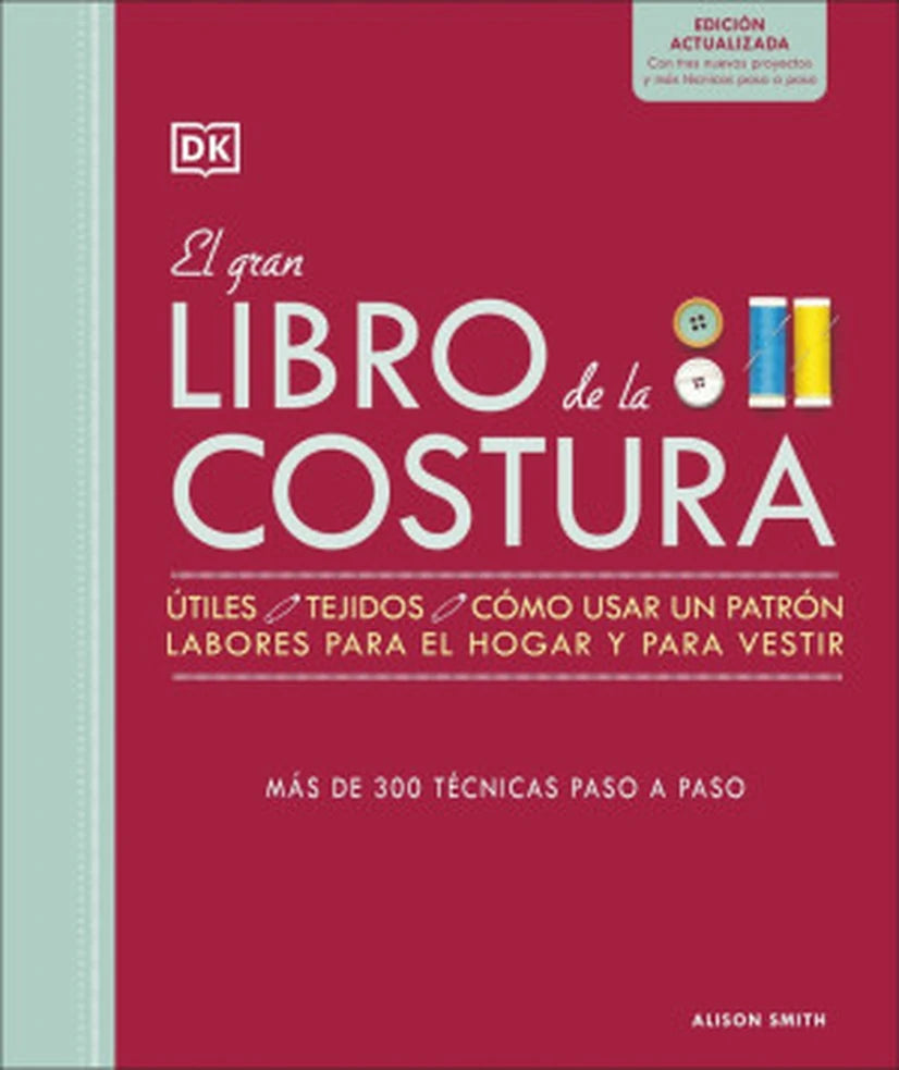 Portada de El gran libro de la costura - Alison Smith. ISBN 9780241753118