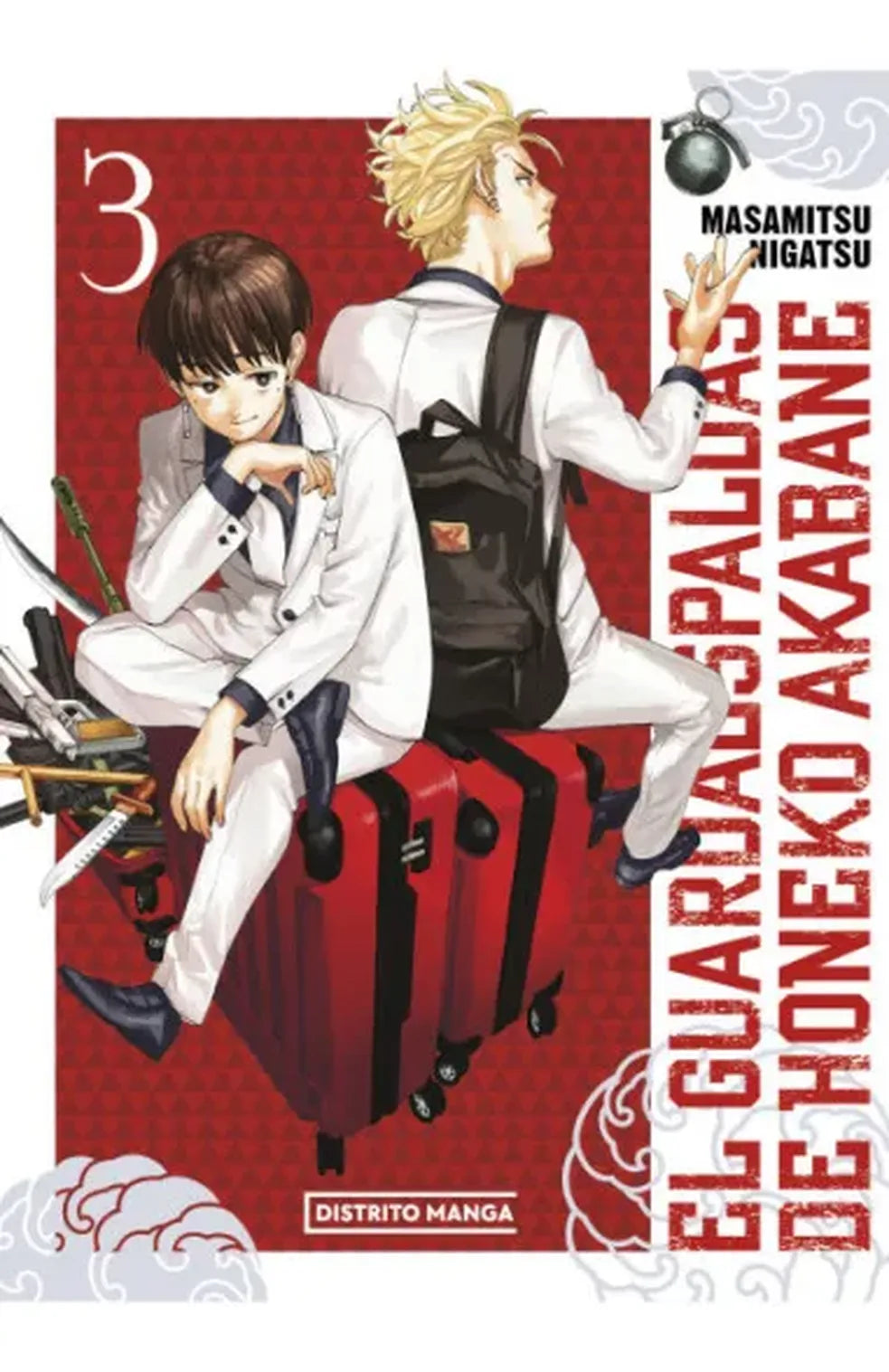 Portada de EL GUARDAESPALDA DE HONEKO AKABANE 3