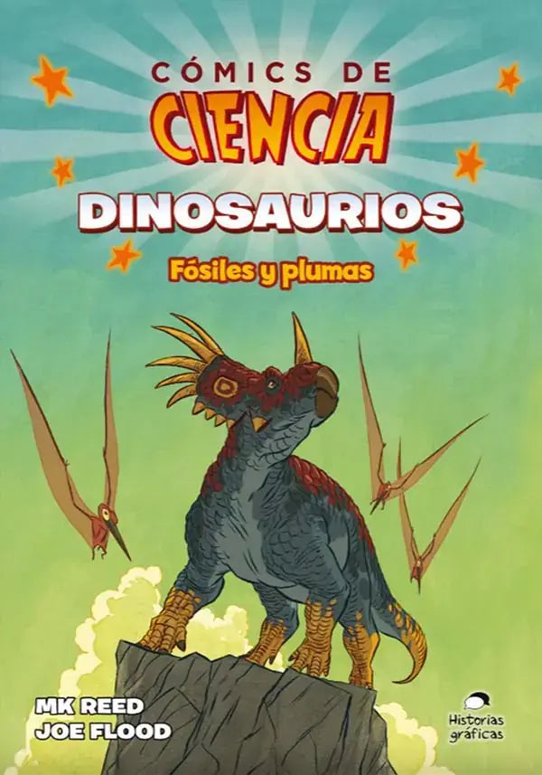 Portada de DINOSAURIOS. COMICS DE CIENCIA, de Mk Reed