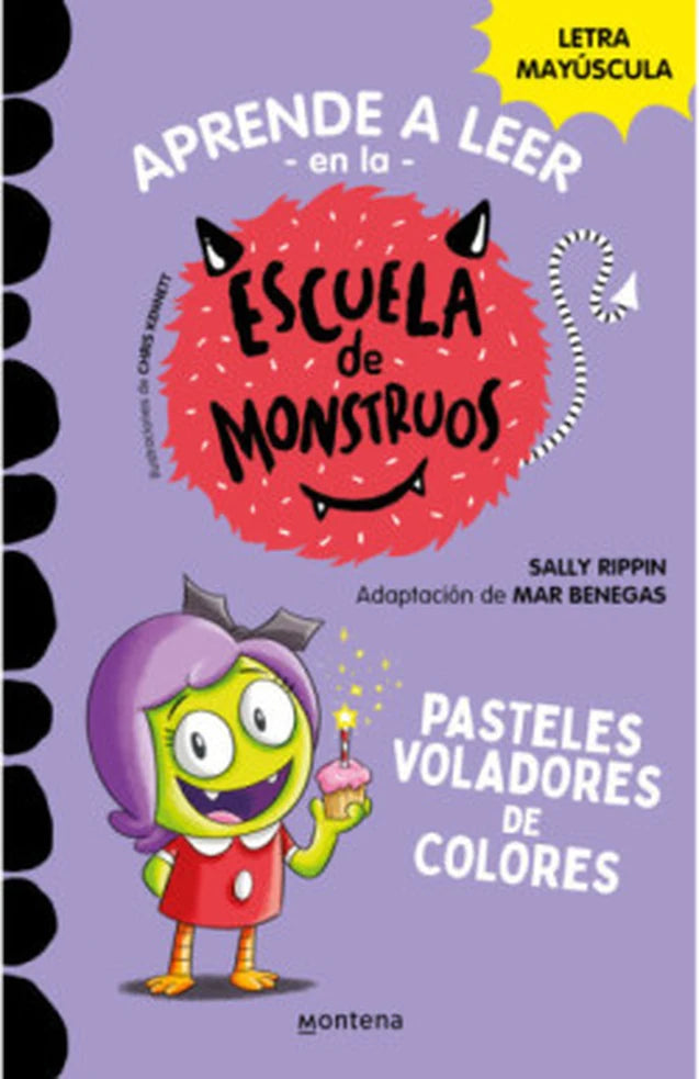 Portada de Aprender a leer en la Escuela de Monstruos 5 - Pasteles voladores de colores