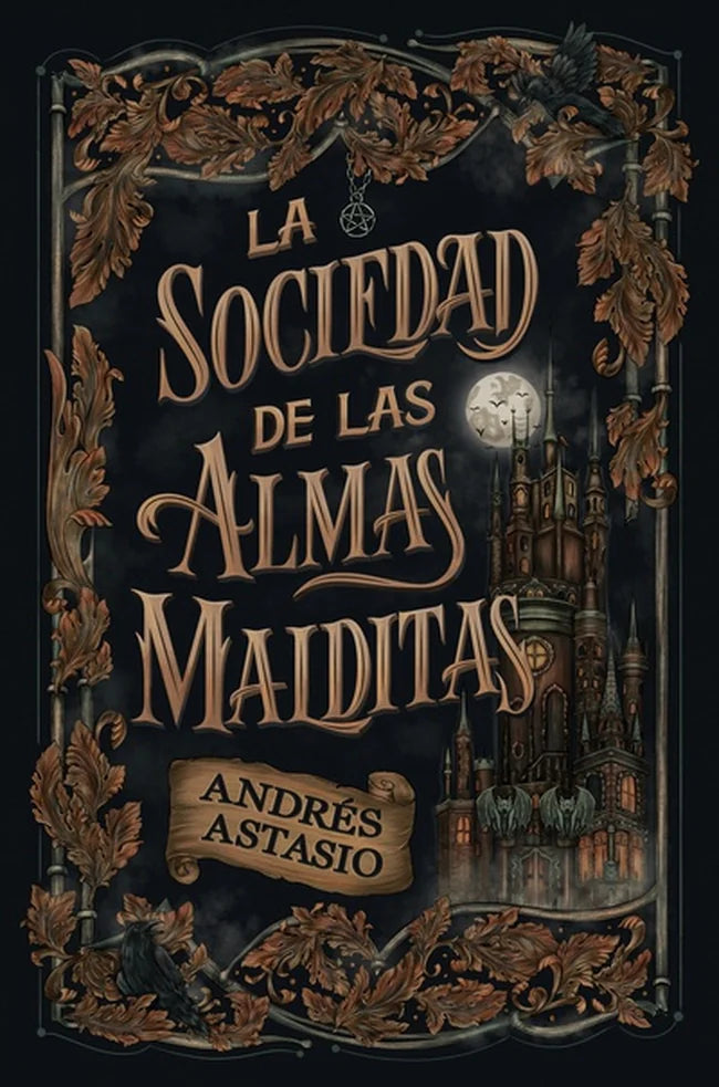 Portada de La sociedad de las almas malditas - Andrés Astasio. ISBN 9788410085916