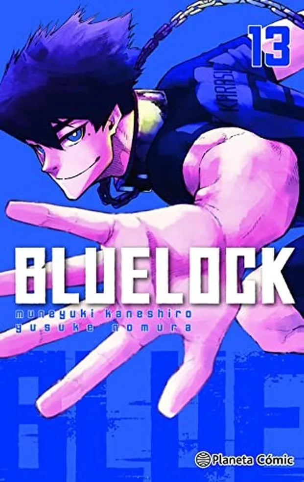 Portada de Blue Lock 13, de Muneyuki Kaneshiro y Yusuke Nomura. Manga publicado por Planeta Cómic.