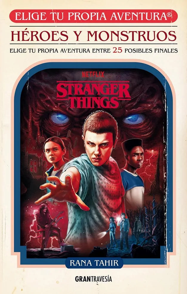 Portada de STRANGER THINGS HEROES Y MONSTRUOS