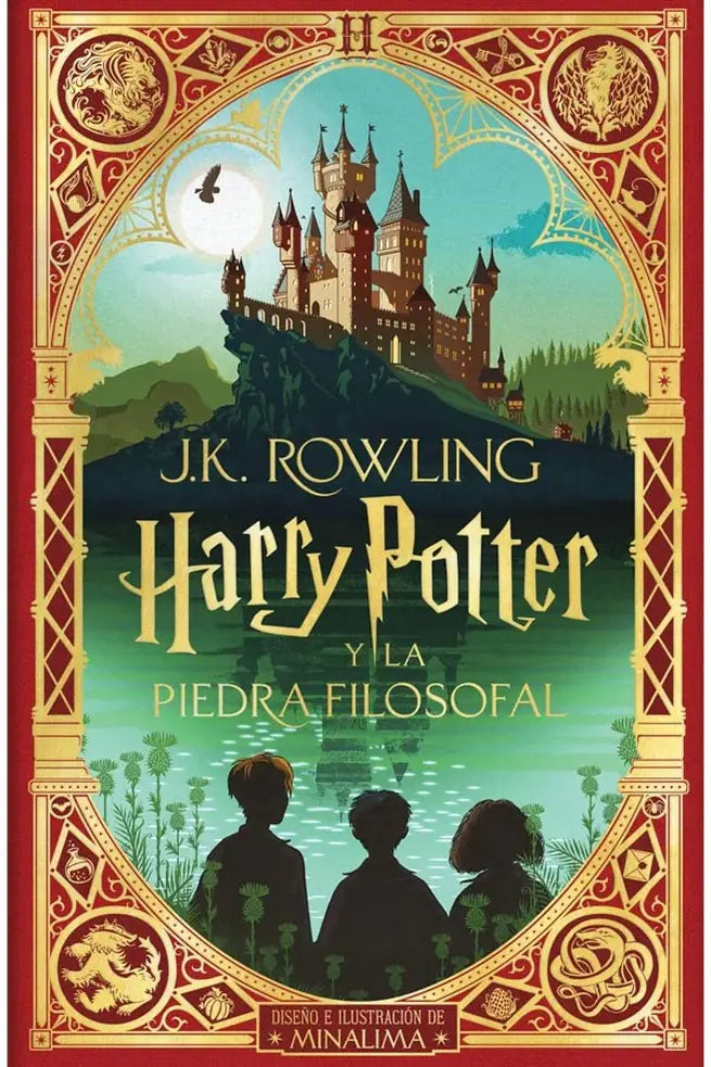 Portada de Harry Potter y la piedra filosofal. Edición MinaLima