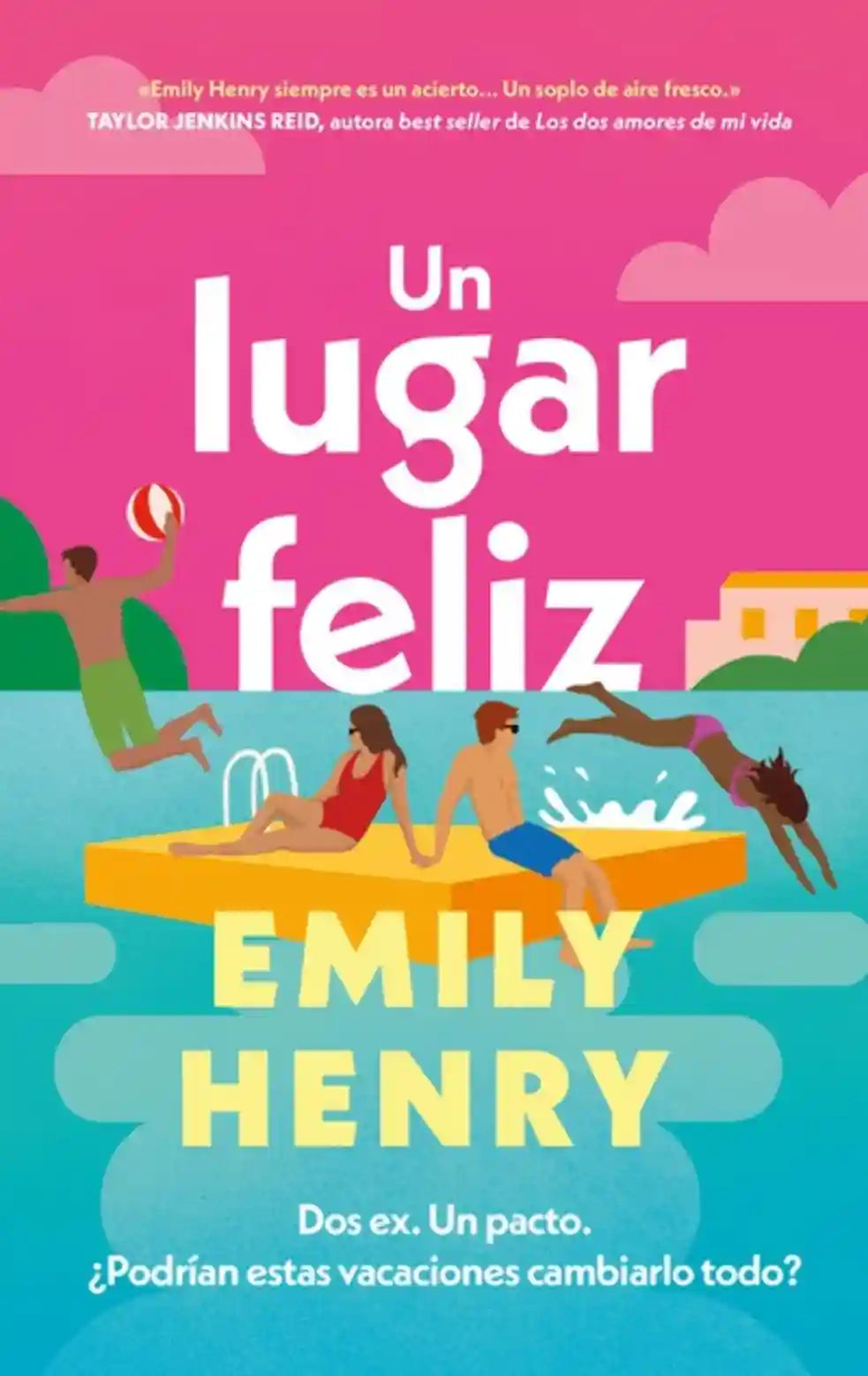 Portada de Un lugar feliz, de Emily Henry