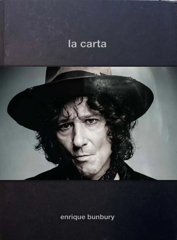 Portada de LA CARTA, de Enrique Bunbury