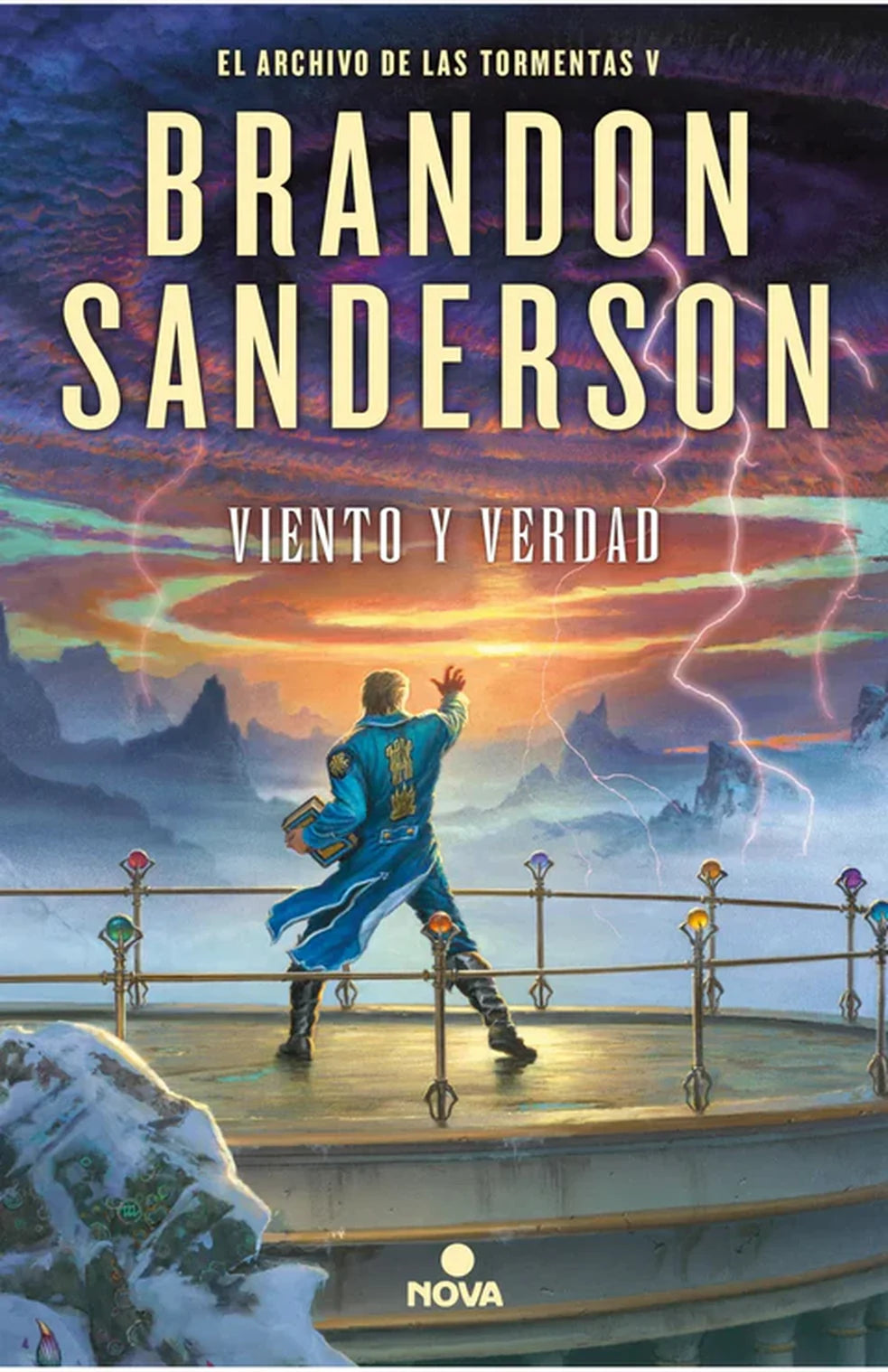 Portada de Viento y verdad. El Archivo de las Tormentas 5, Brandon Sanderson