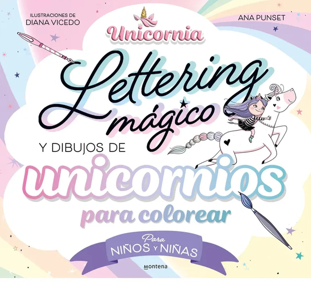 Portada de Unicornia Letterin Magico, de Ana Punset