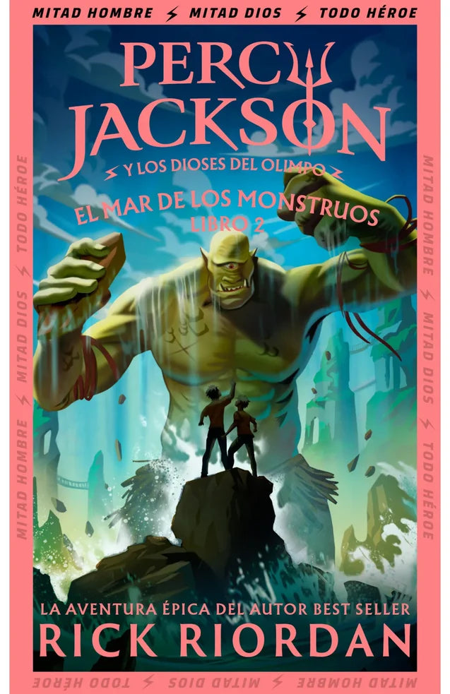 Portada del libro El mar de los monstruos (Percy Jackson y los dioses del Olimpo 2) - Rick Riordan, de Rick Riordan