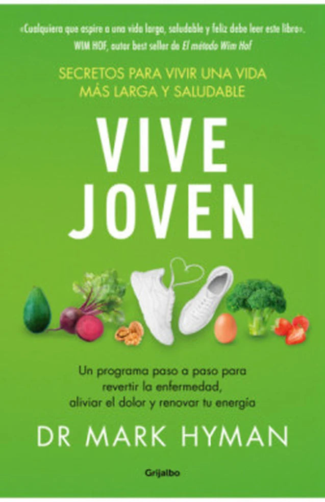 Portada de Vive Joven, de Dr Mark Hyman