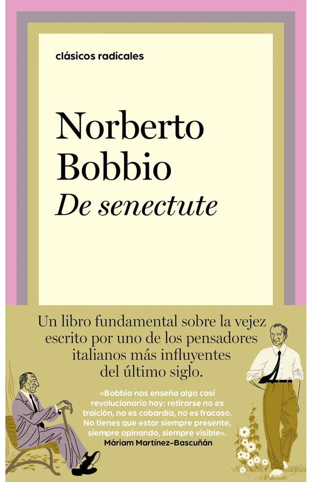 Portada de De senectute, Norberto Bobbio
