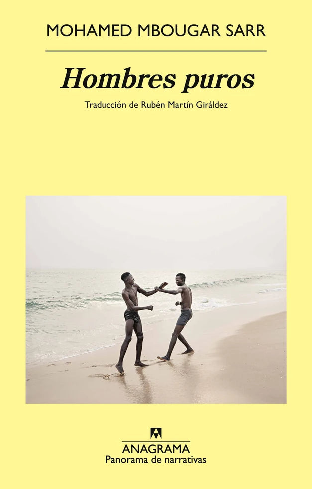 Portada de Hombres puros, Mohamed Mbougar Sarr