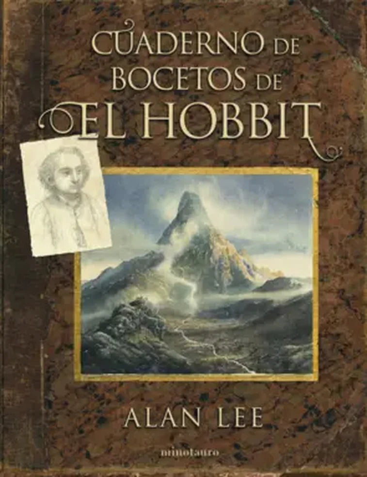 Portada de CUADERNO DE BOCETOS DE EL HOBBIT