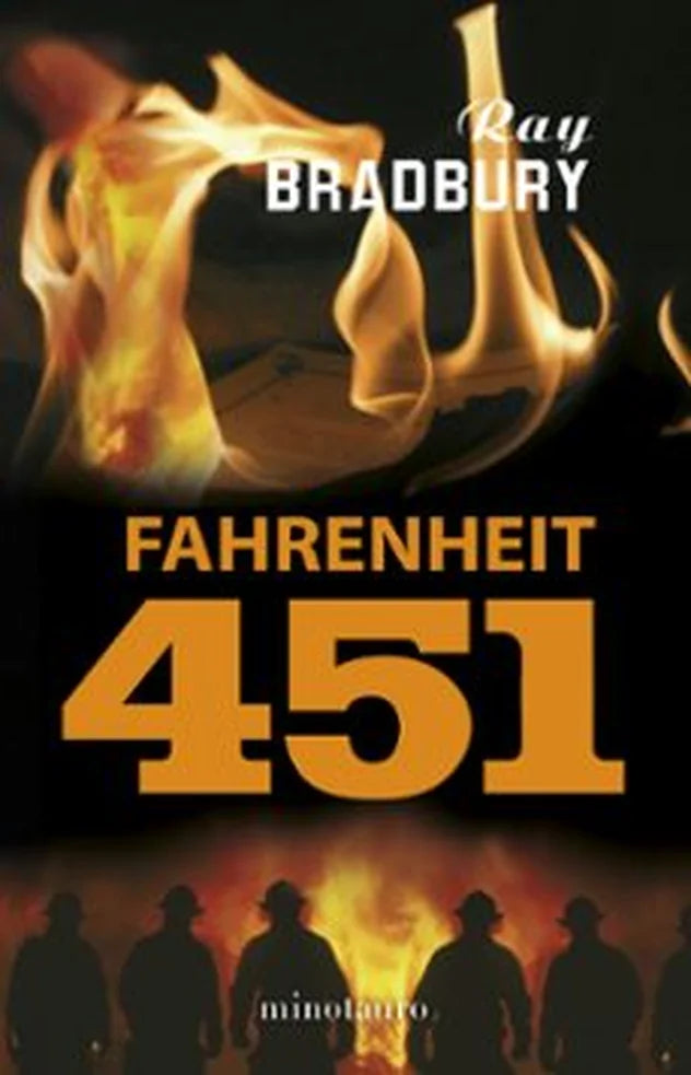 Portada de Fahrenheit 451, Ray Bradbury