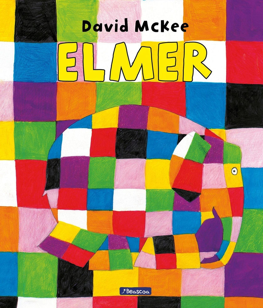 Portada de libro Elmer. Un cuento, de David McKee