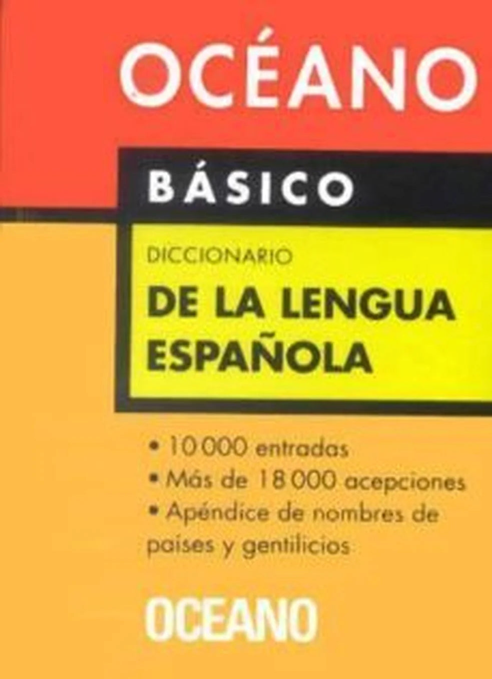Portada de Océano básico de la lengua española