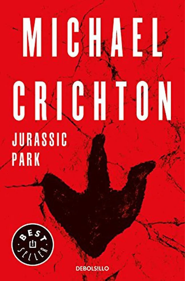 Portada de Parque Jurasico, de Michael Crichton