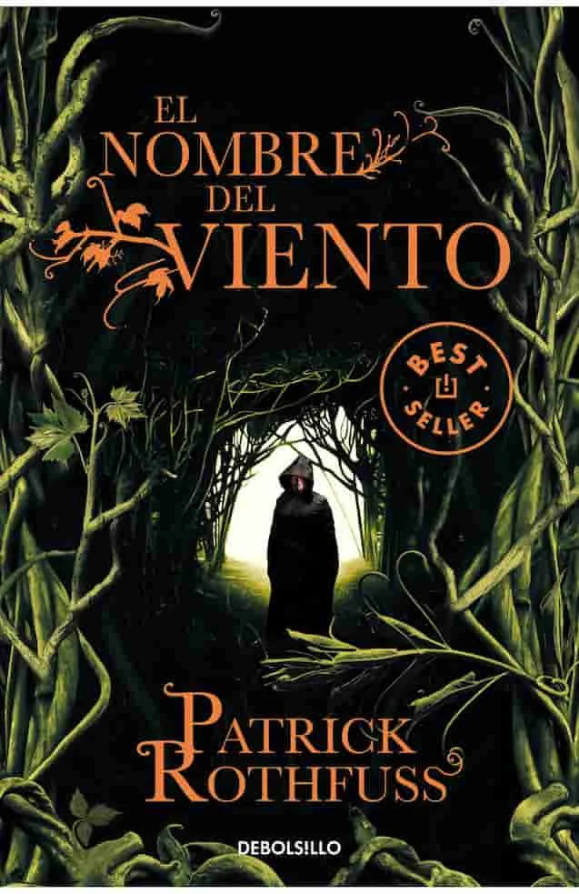 Portada de El Nombre del Viento — Patrick Rothfuss. ISBN 9788466354028