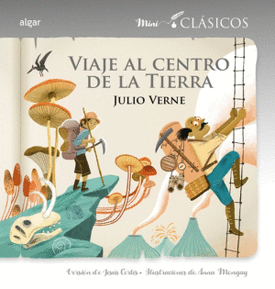 Portada de Viaje al centro de la Tierra - Julio Verne