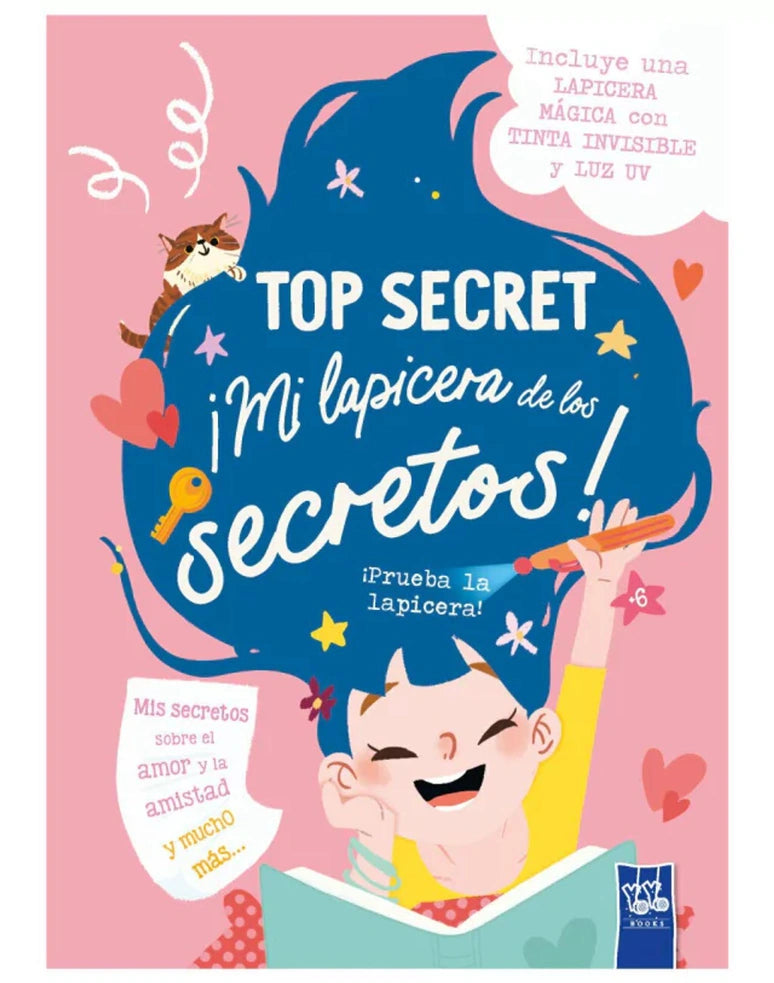Portada de libro Mi lapicera de los secretos, de Los Editores de Yoyo