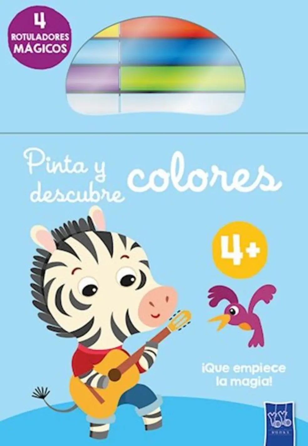 Portada de Pinta y descubre colores: Cebra