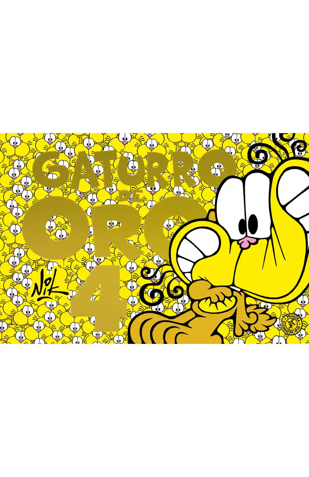 Portada de Gaturro de oro 4 de Nik