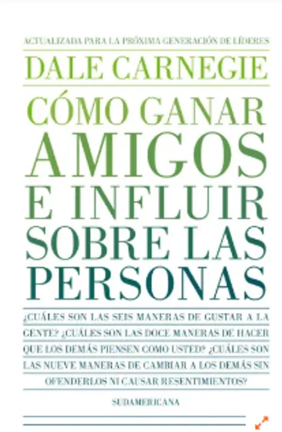 Portada de Cómo ganar amigos e influir sobre las personas