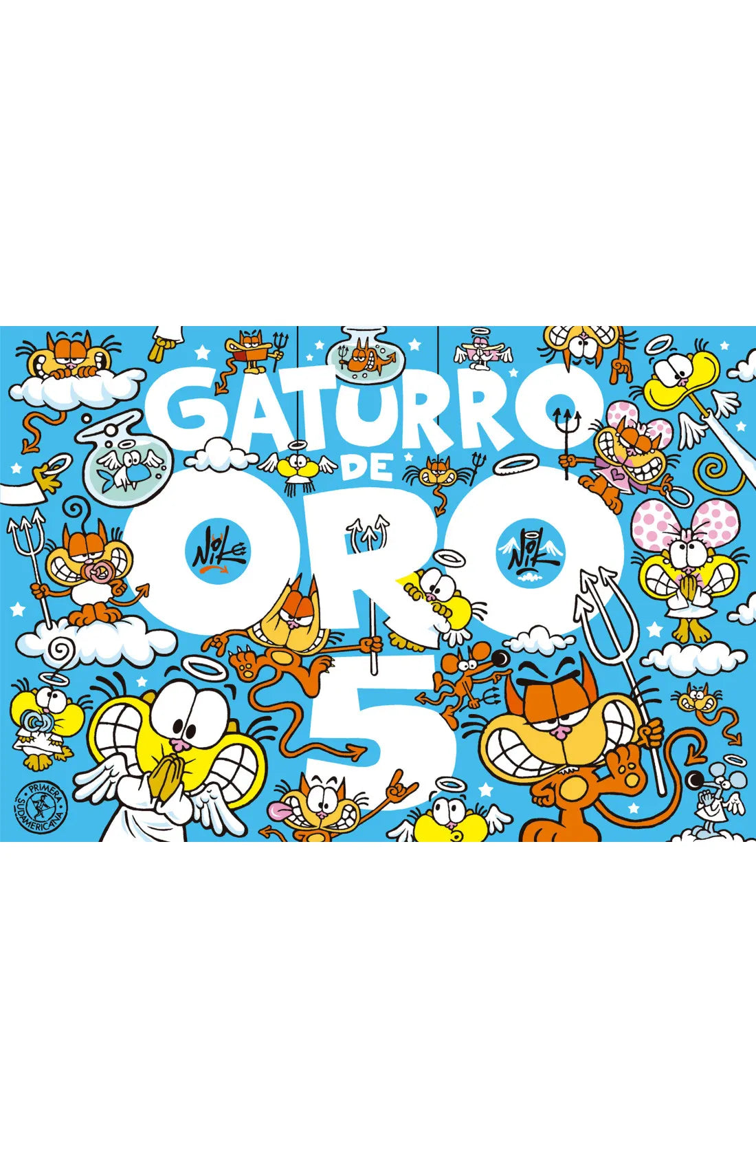 Portada de libro Gaturro de oro 5, de Nik