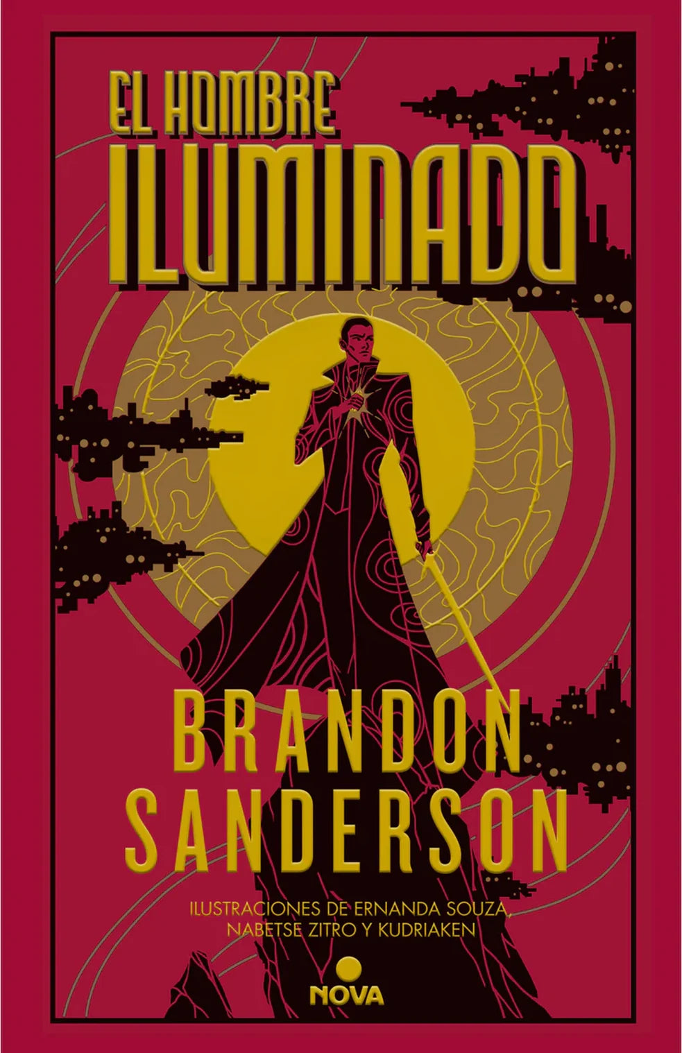 Portada de El hombre iluminado, Brandon Sanderson