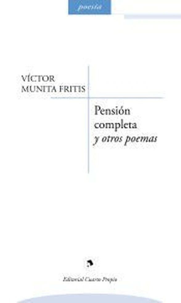 Portada del libro Pensión completa y otros poemas, de Víctor Munita Fritis
