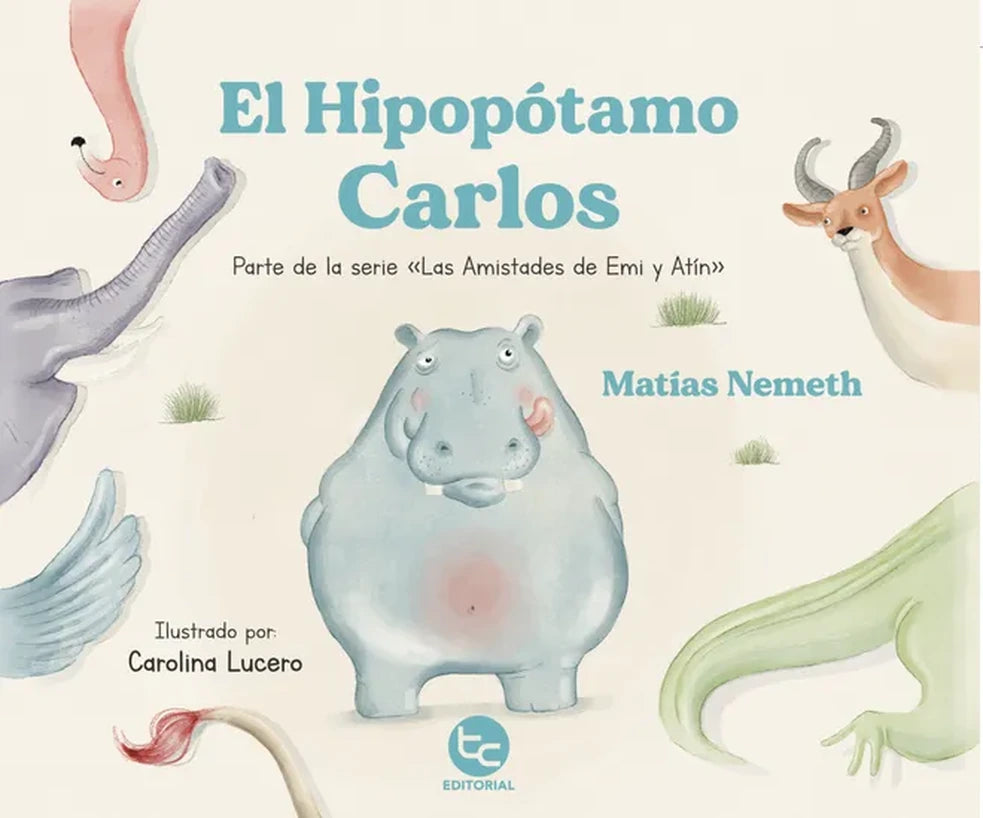 Portada de El hipopótamo Carlos de Matías Esteban Nemeth