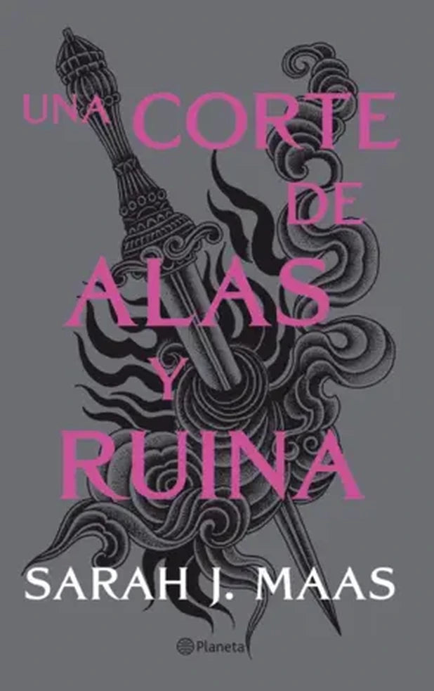 Portada de UNA CORTE DE ALAS Y RUINA — SARAH J MAAS. ISBN 9789564080086