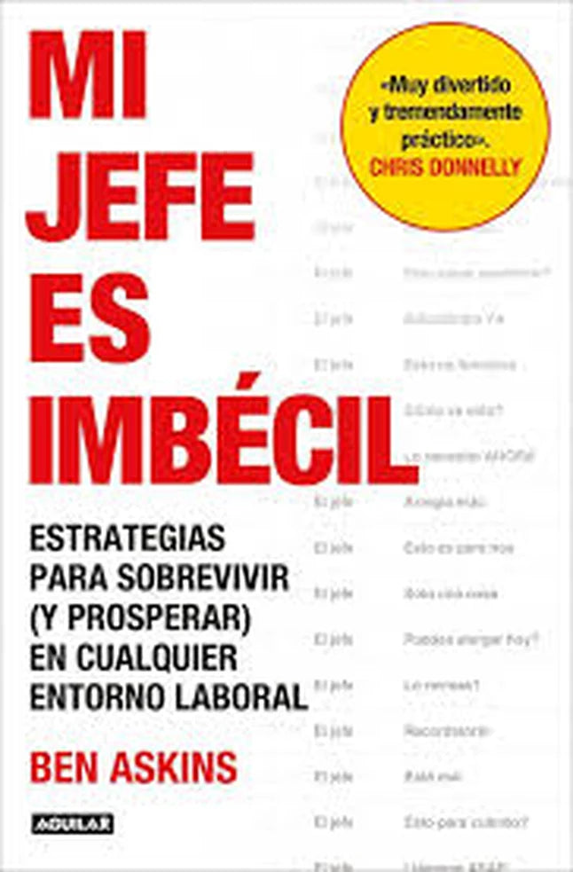 Portada de MI JEFE ES IMBECIL