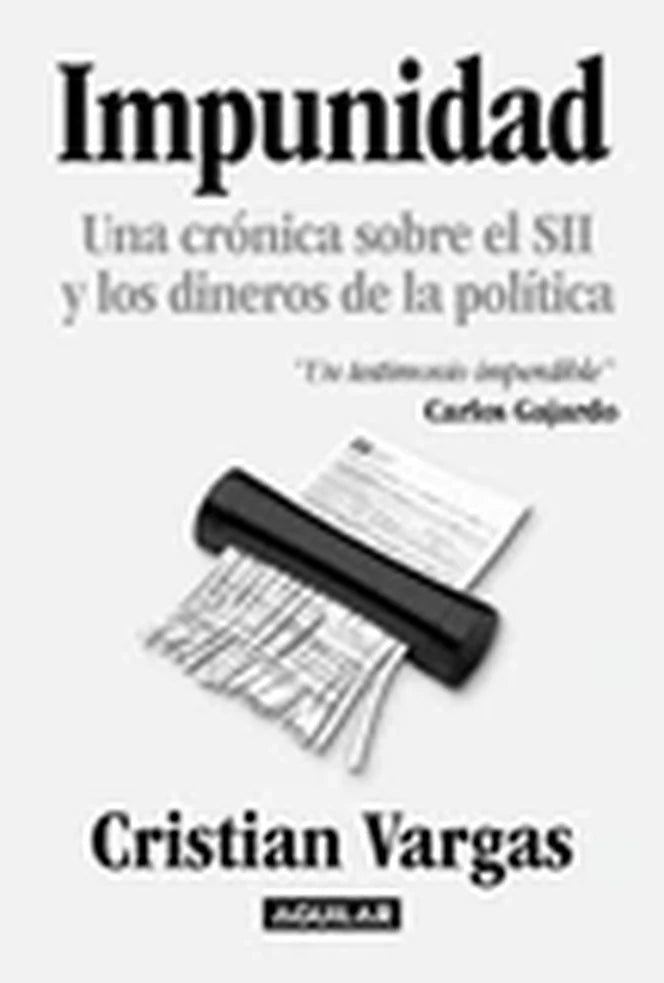 Portada de Impunidad, Cristian Vargas