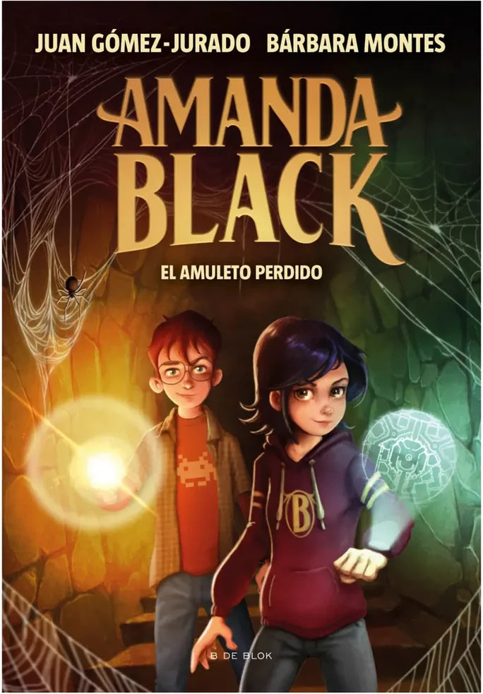 Portada de Amanda Black el Amuleto Perdido, de Juan Gomez Jurado