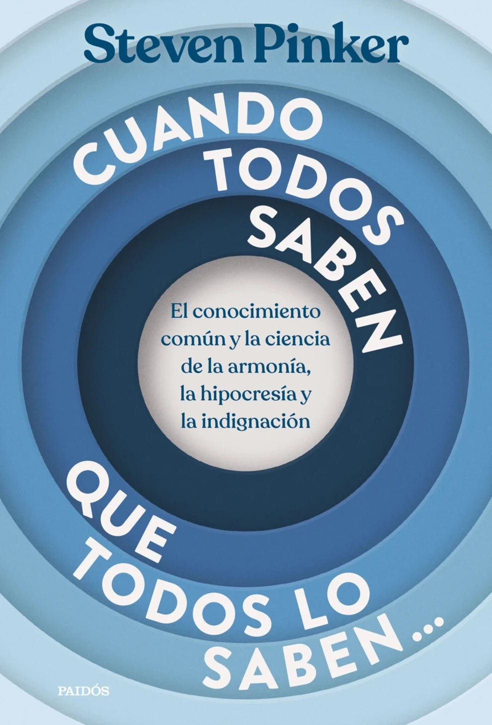 Cuando todos saben que todos lo saben, de Steven Pinker. Libro de ensayo publicado por Paidós