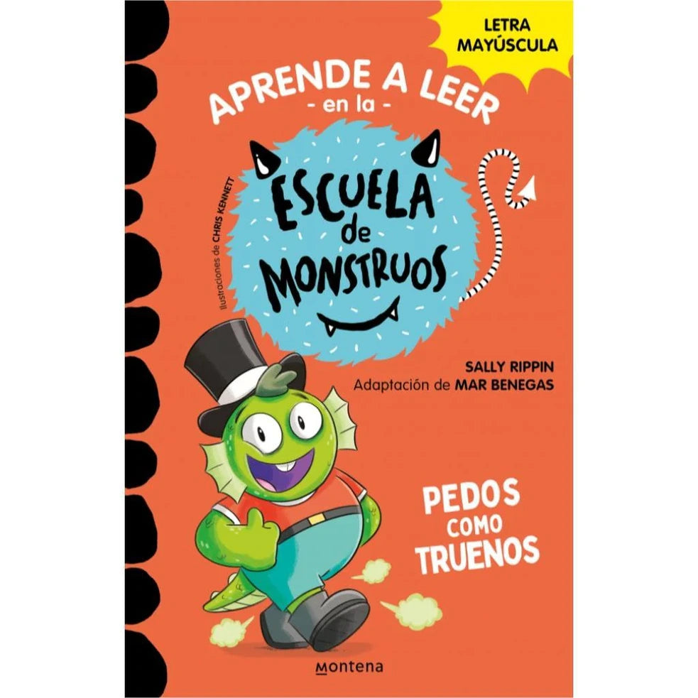Portada de Aprender a leer en la Escuela de Monstruos 7: Pedos como truenos