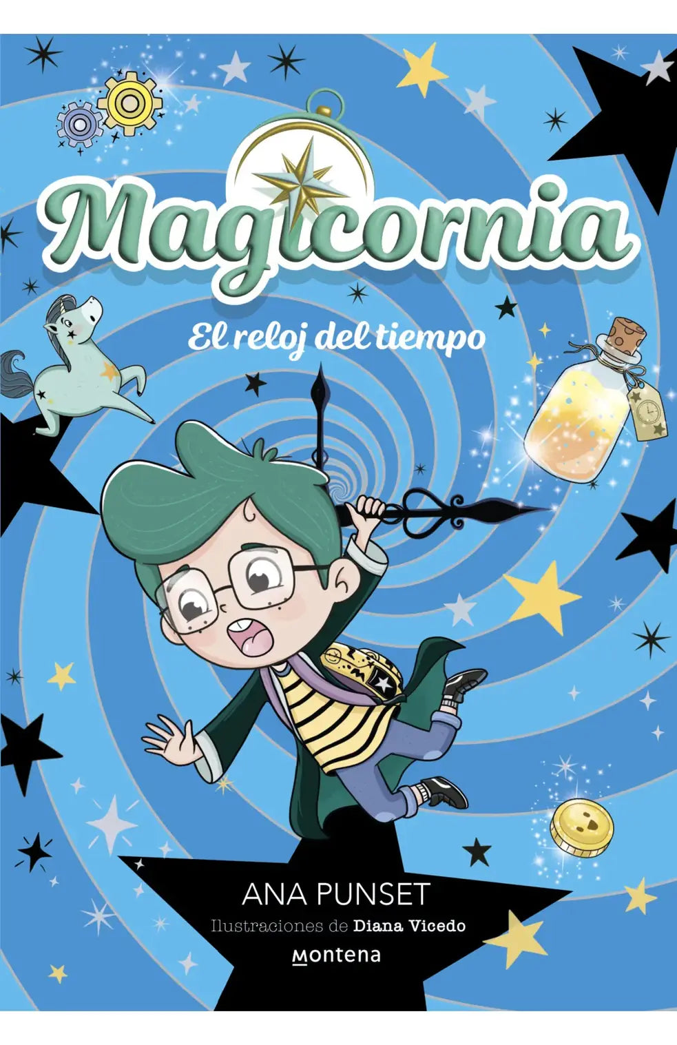 Portada de Magicornia 3. El reloj del tiempo