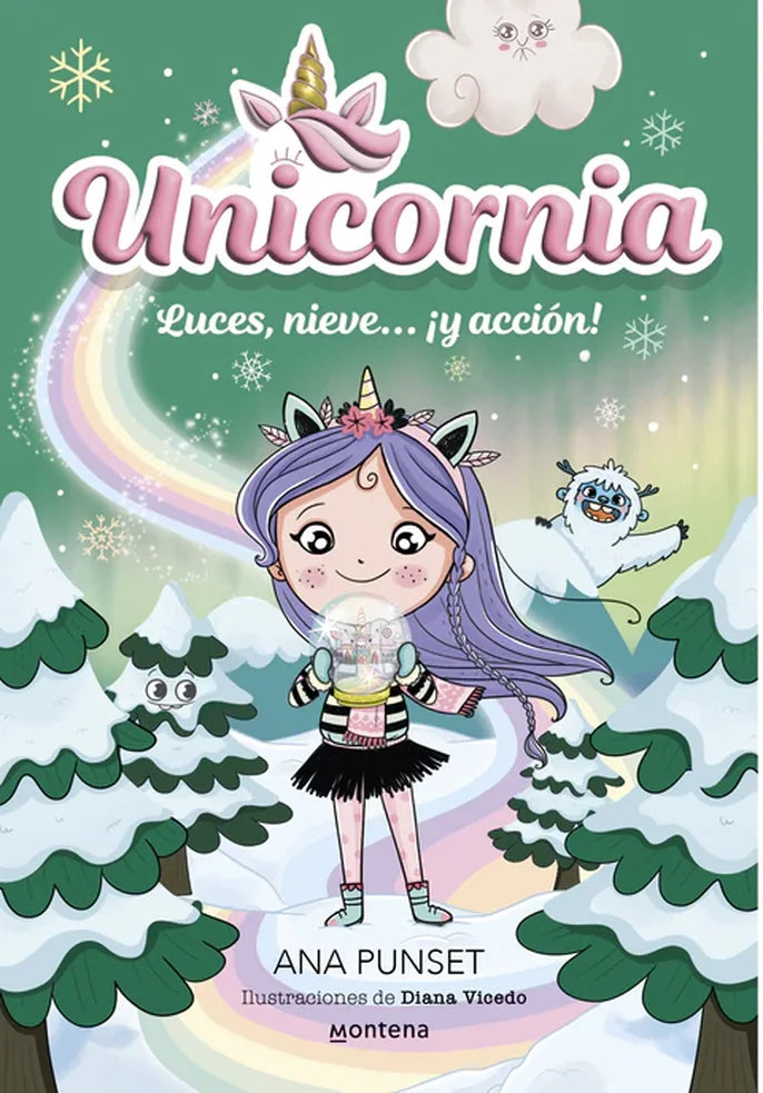 Portada de UNICORNIA LUCES NIEVE Y ACCION