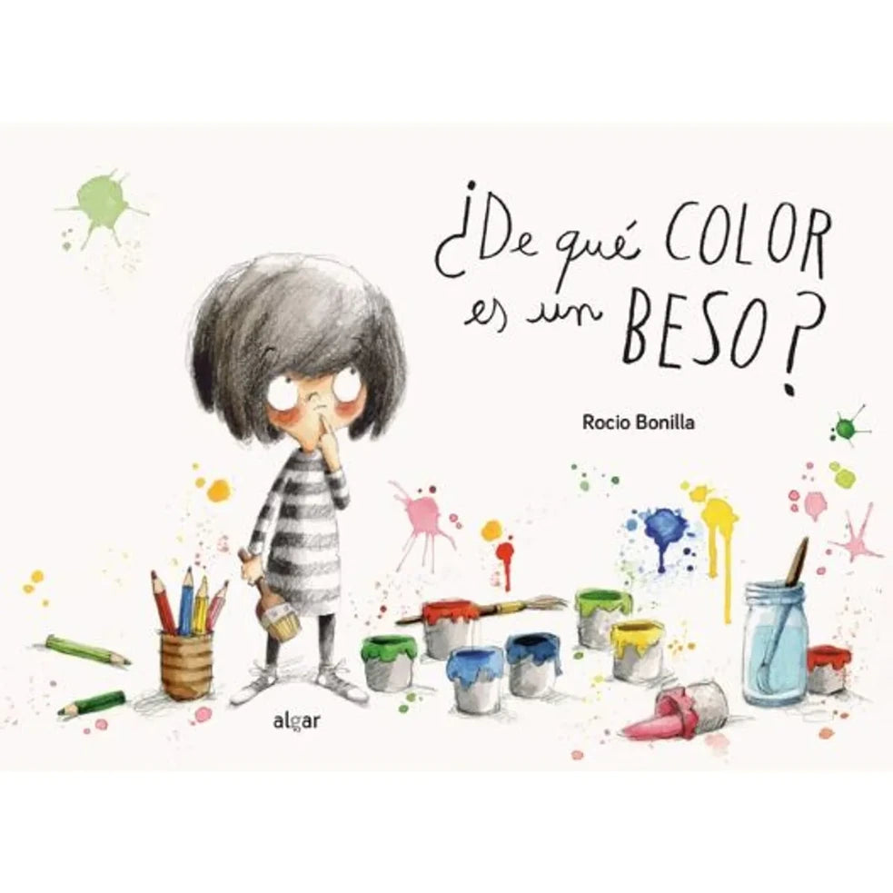 De qué color es un beso, de Rocío Bonilla. Libro de infantil publicado por Planeta Junior
