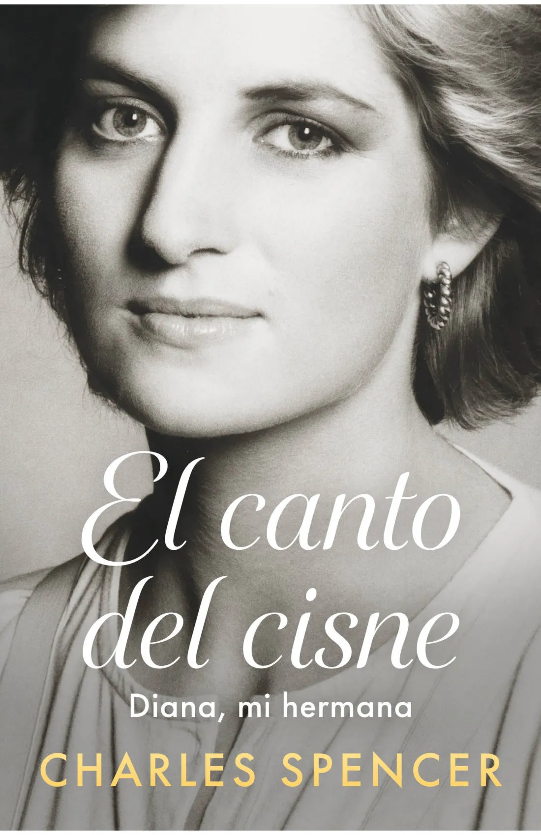 Portada de libro El canto del cisne: Diana, mi hermana, de Charles Spencer