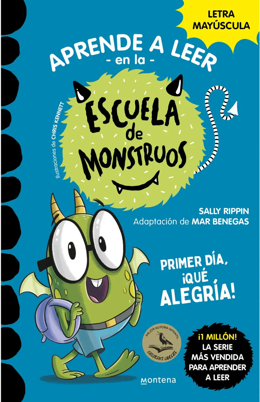 Portada de Aprender a leer en la Escuela de Monstruos 11. Primer día, ¡qué alegría!