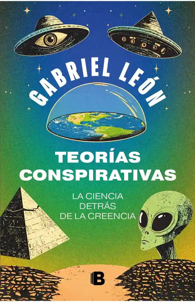 Portada de Teorías conspirativas, Gabriel León