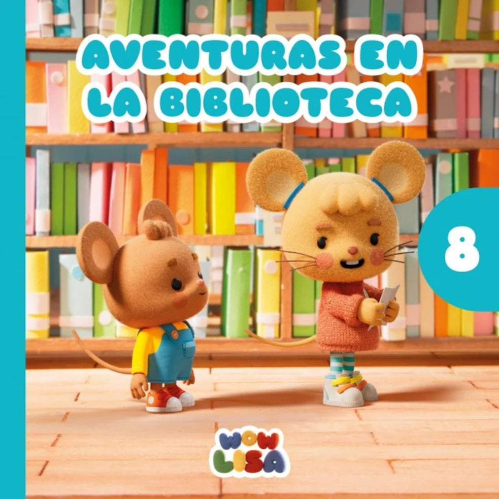 Portada de Wow Lisa 8. Aventuras en la biblioteca
