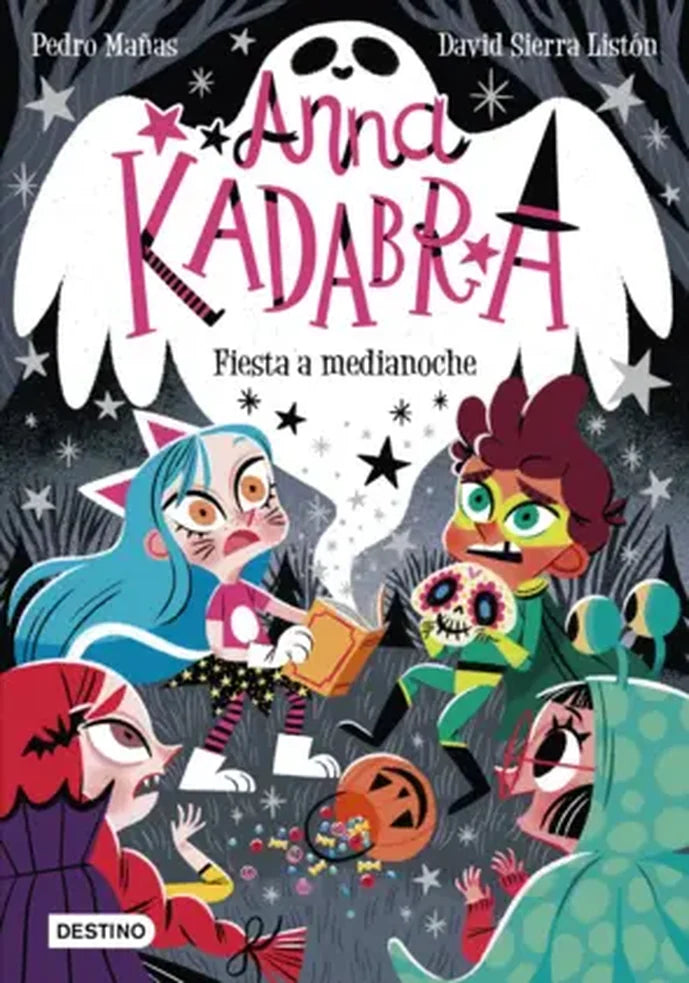 Portada de Anna Kadabra. Fiesta a medianoche, Pedro Mañas y David Sierra Listón